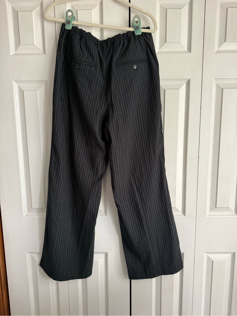 Free people Black Pinstripe Dress Trousers - Picture 2 of 5